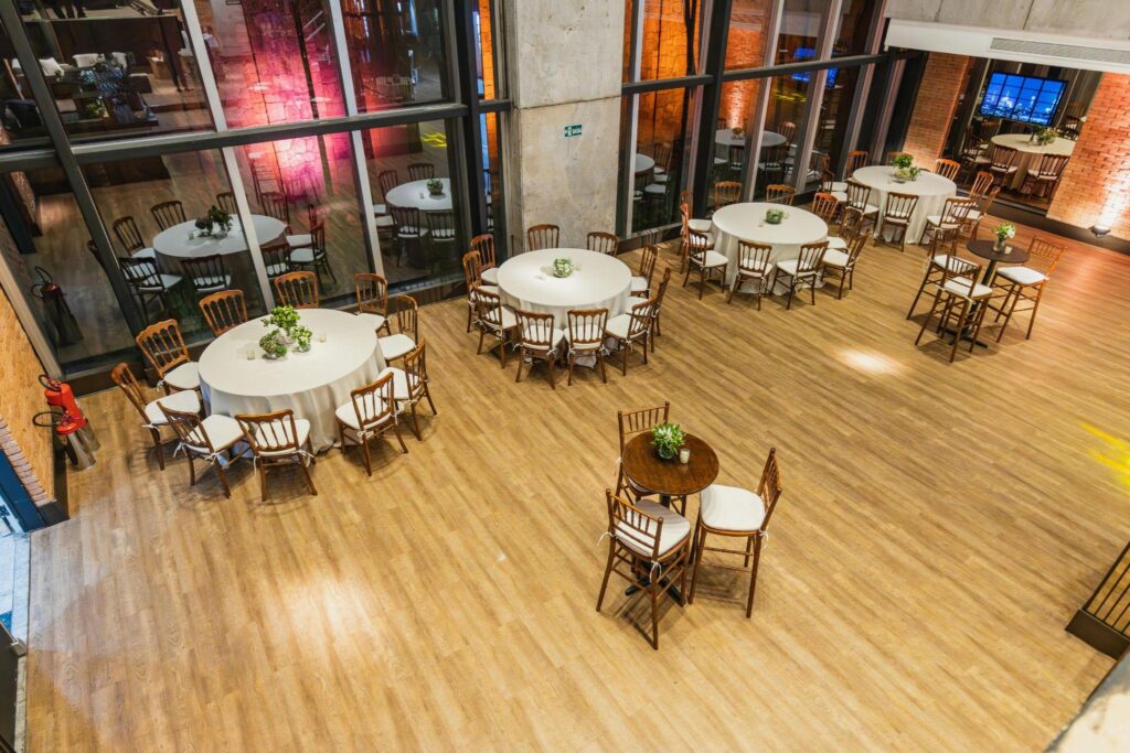 This photo shows an event space.