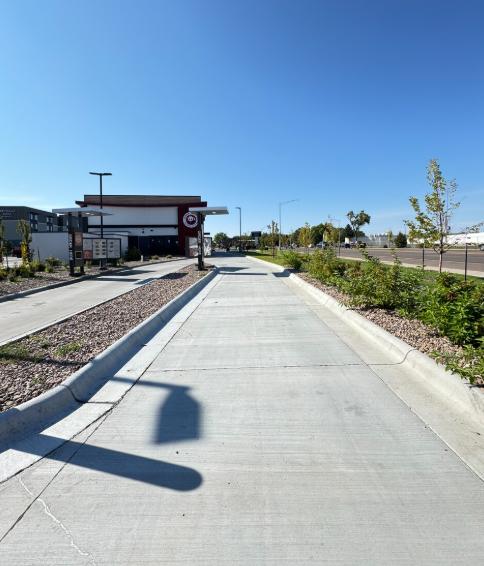 image of a clean concrete driveway